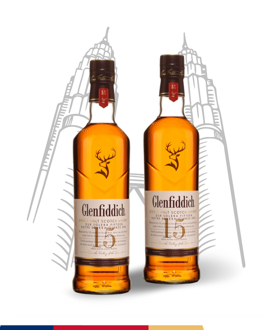 Twin Deal: Glenfiddich 15 Year Old - Premium Bundle from Glenfiddich - Shop now at Whiskery