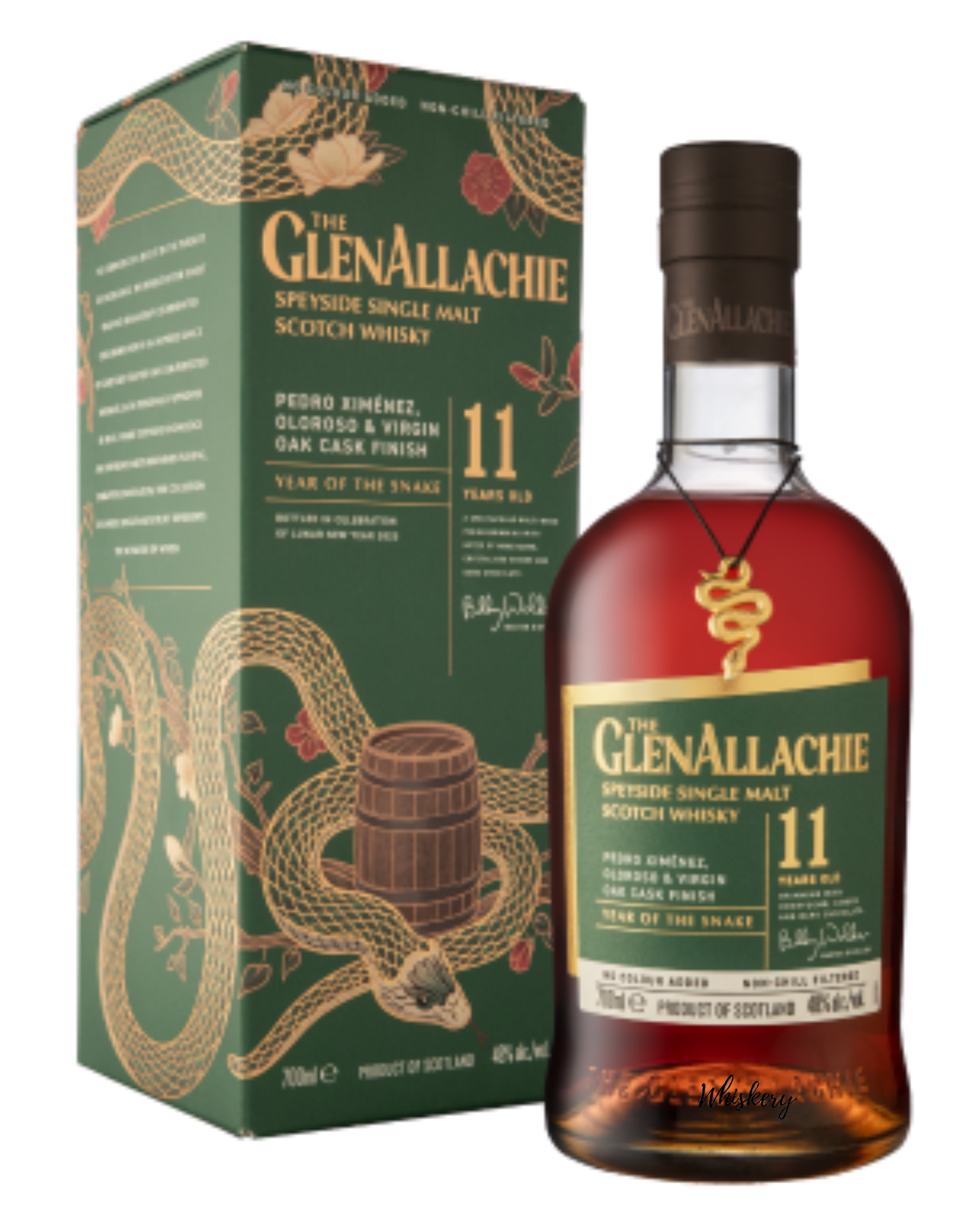 GlenAllachie 11-year-old Pedro Ximénez, Oloroso & Virgin Oak Cask Finish, Year of the Snake 2025 - Premium Single Malt Whisky from GlenAllachie - Shop now at Whiskery