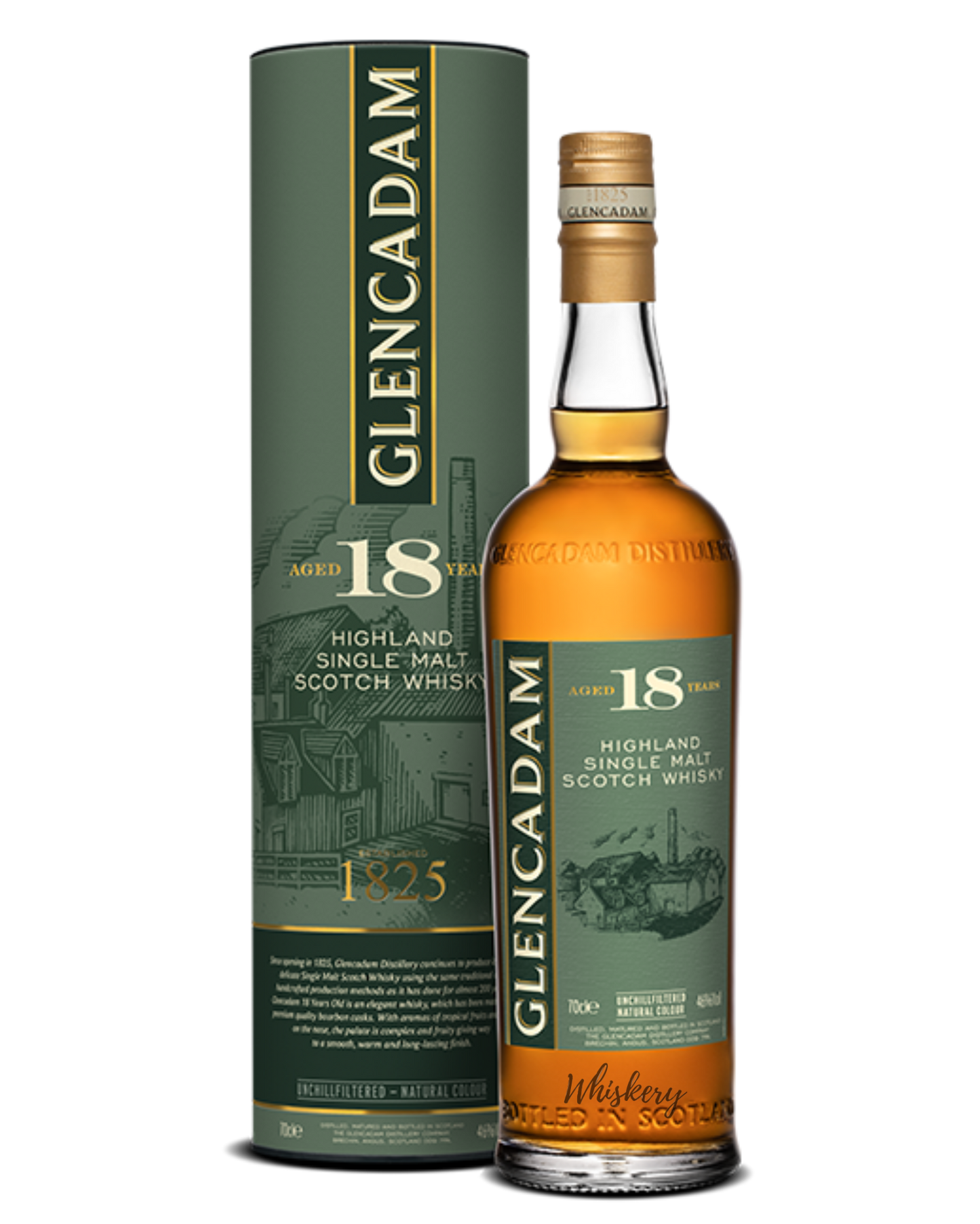 Glencadam 18 Year Old - Premium Single Malt Whisky from Glencadam - Shop now at Whiskery