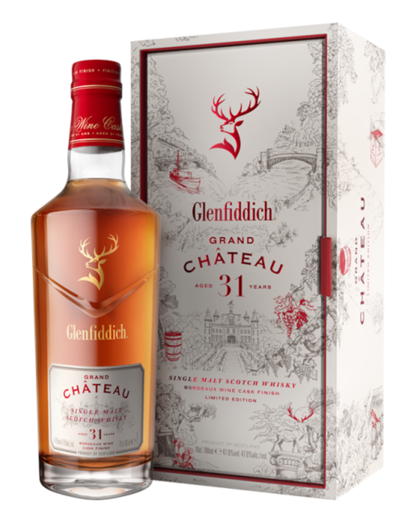 Glenfiddich Limited Edition Grand Château 31 Year Old - Premium Single Malt Whisky from Glenfiddich - Shop now at Whiskery