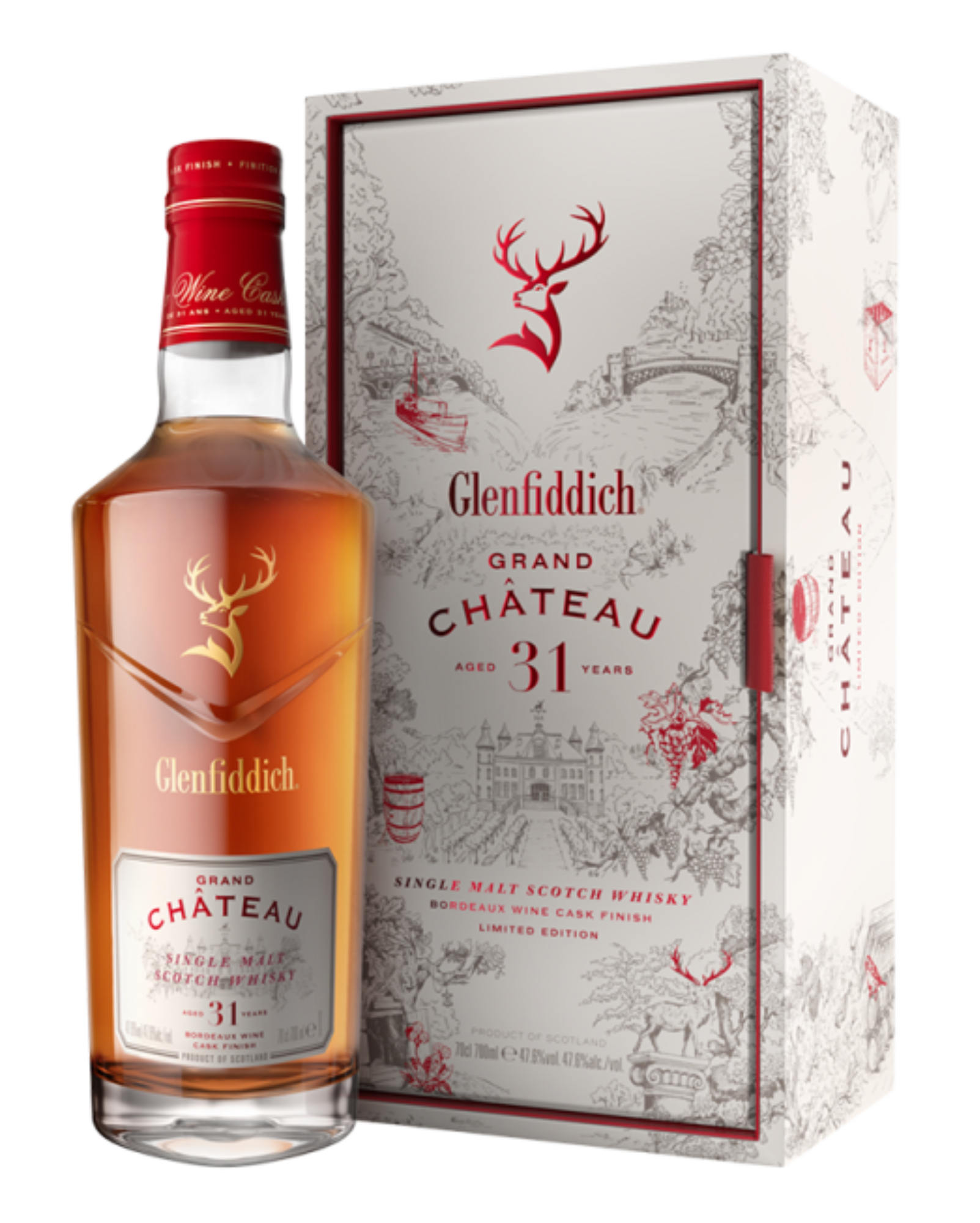 Glenfiddich Limited Edition Grand Château 31 Year Old - Premium Single Malt Whisky from Glenfiddich - Shop now at Whiskery