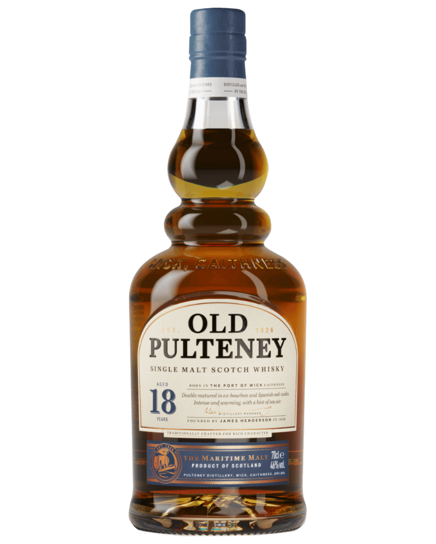 Old Pulteney 18 Year Old - Premium Single Malt Whisky from Old Pulteney - Shop now at Whiskery