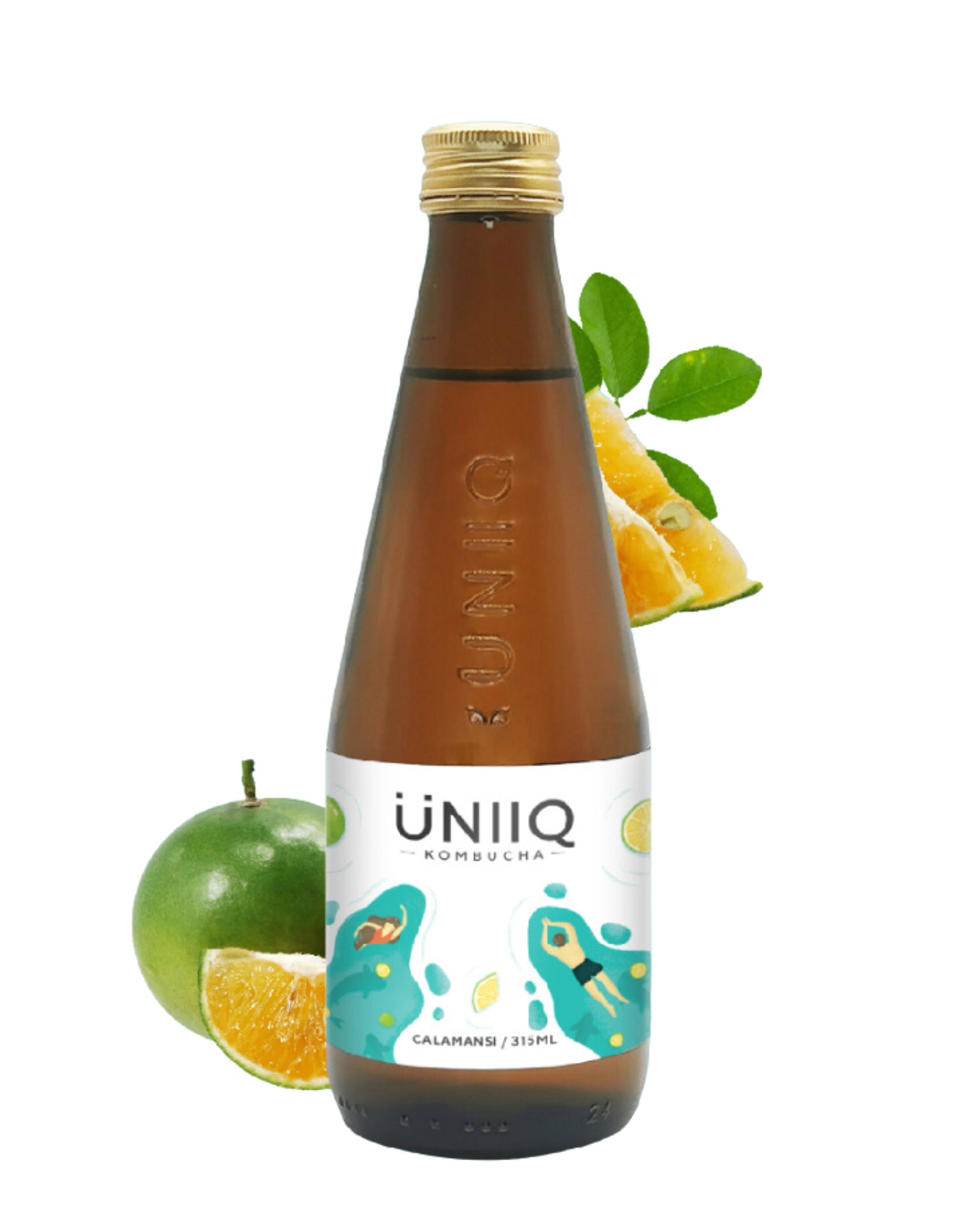 Uniiq Calamansi Kombucha 4x315ml - Premium Premium Mixer from Uniiq - Shop now at Whiskery